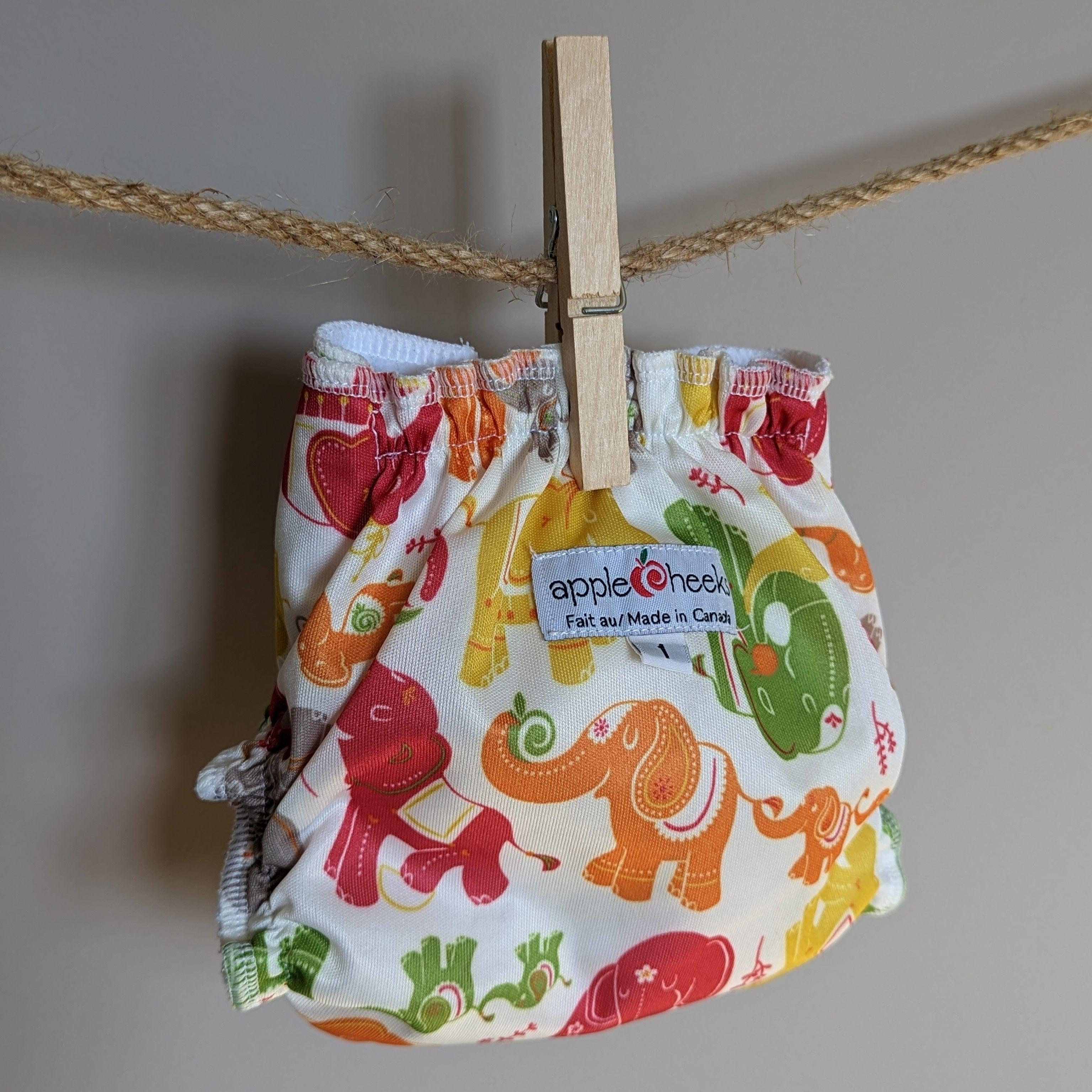 Applecheeks Newborn Size 1 Pocket Nappy Cover β The Nappy Market