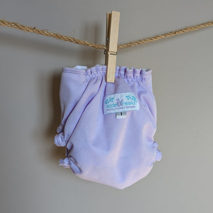 Applecheeks Newborn Pocket Nappy Cover-Wrap-Sweet Pea-The Nappy Market