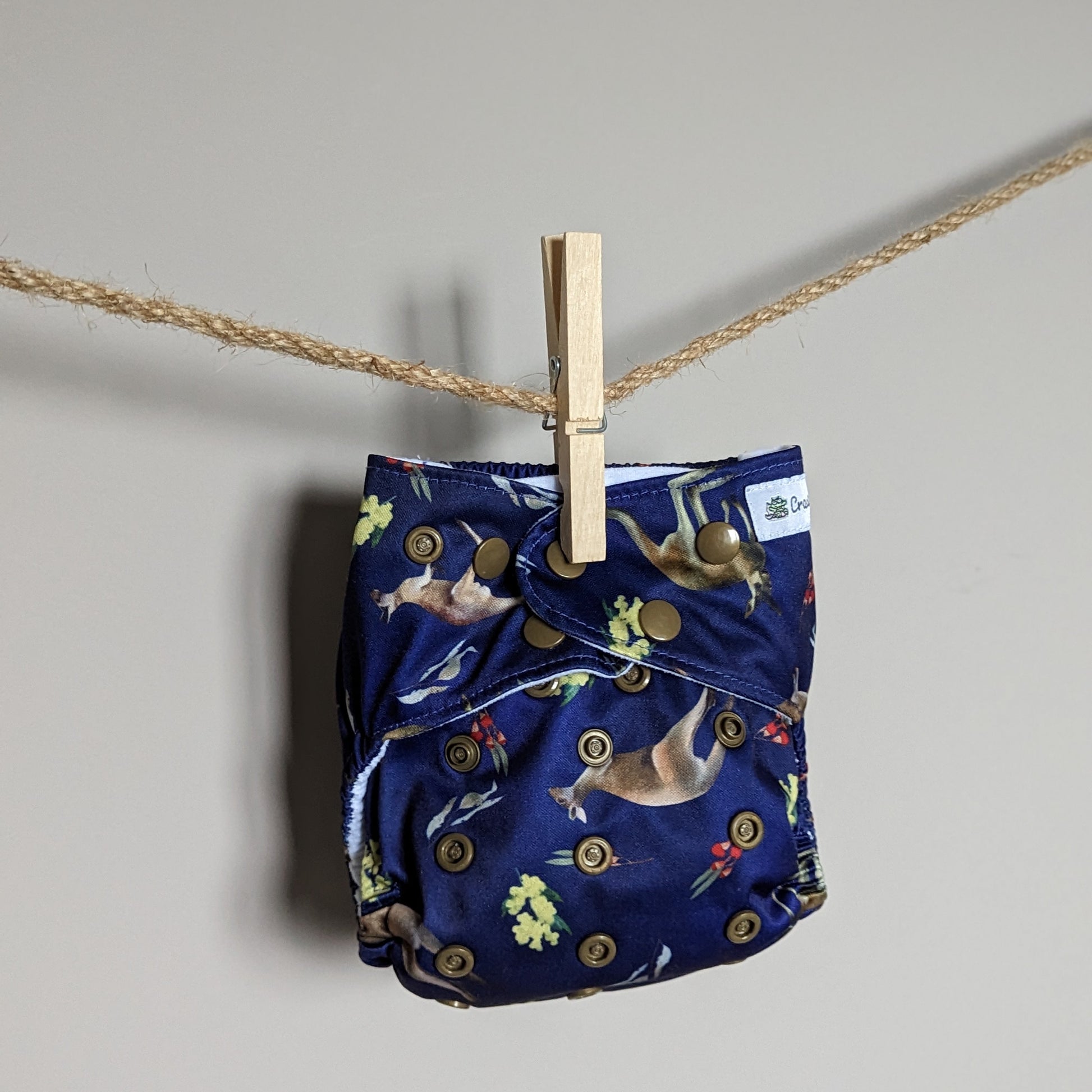 CrackaDak OSFM Ai2 Pocket Nappy-All in Two Nappy-CrackaDaks-Roo-The Nappy Market