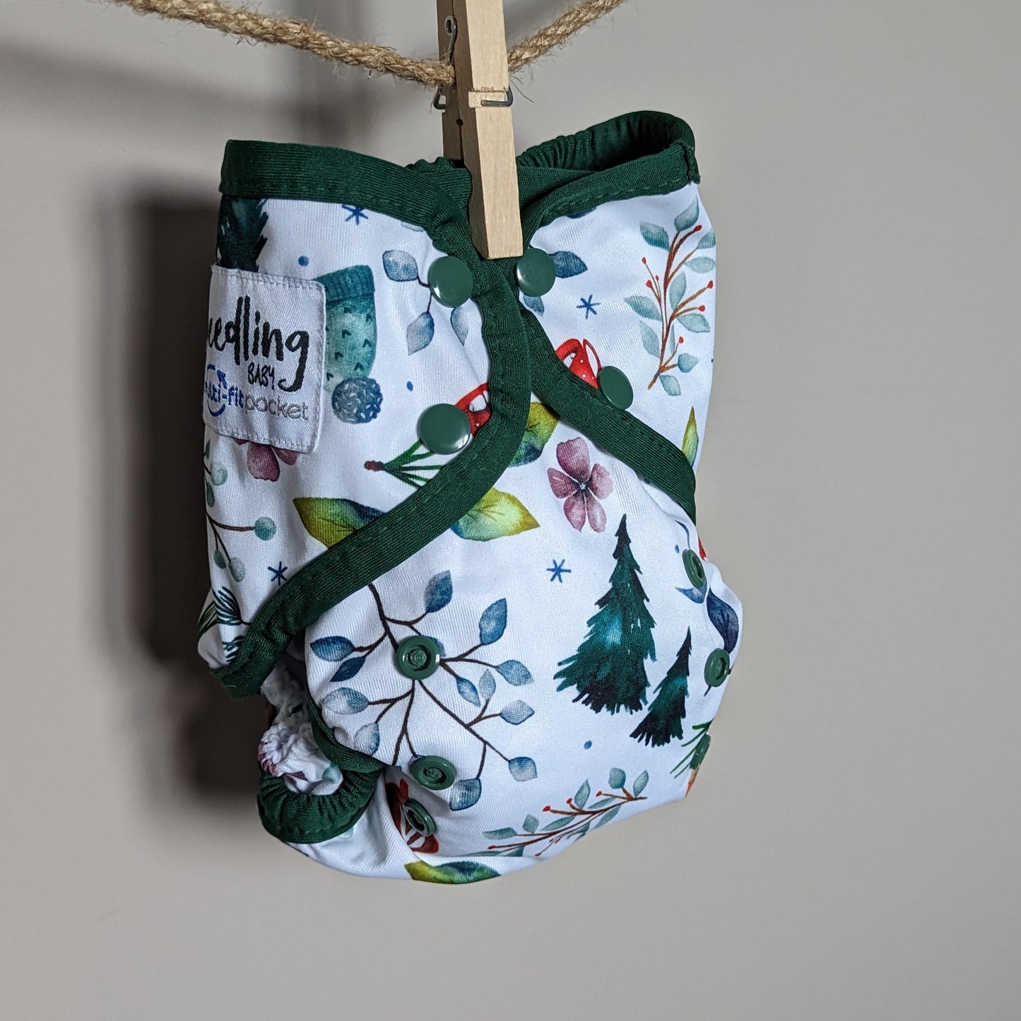 Seedling Baby Multi-Fit One-Size Pocket Nappy Winter-Pocket Nappy-Seedling Baby-The Nappy Market