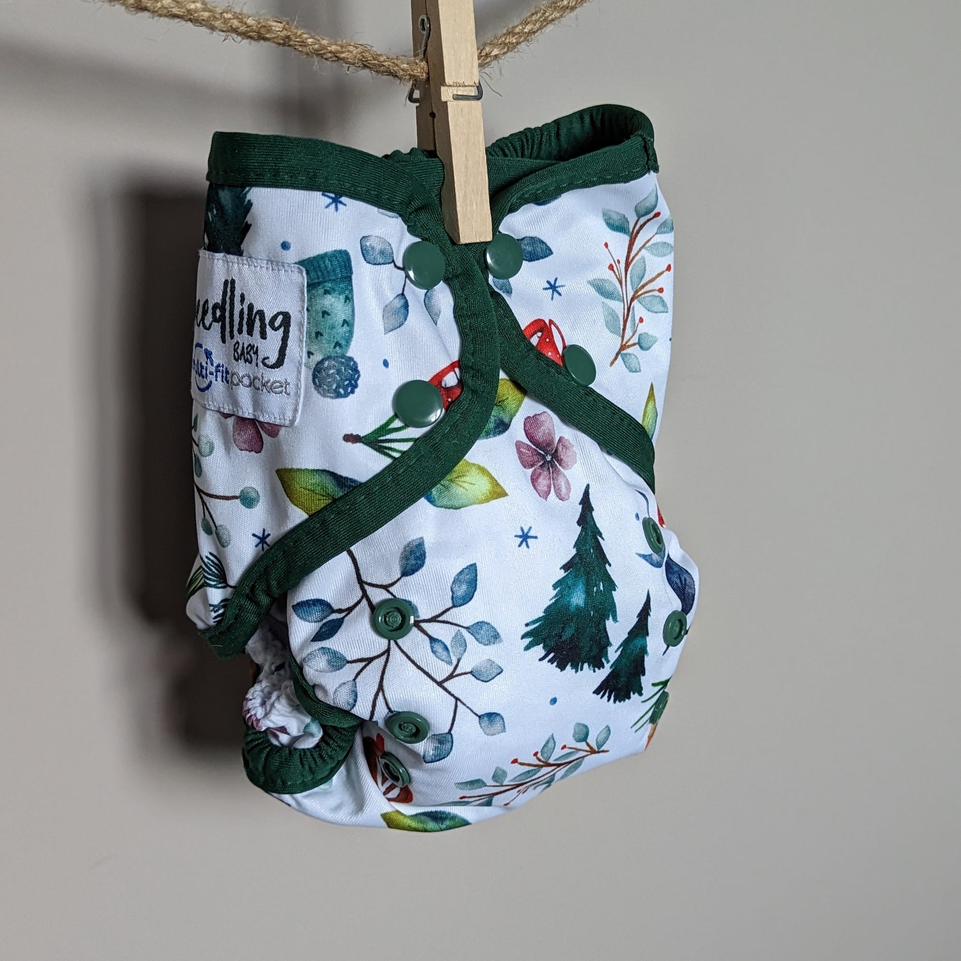 Seedling Baby Multi-Fit One-Size Pocket Nappy Winter-Pocket Nappy-Seedling Baby-The Nappy Market