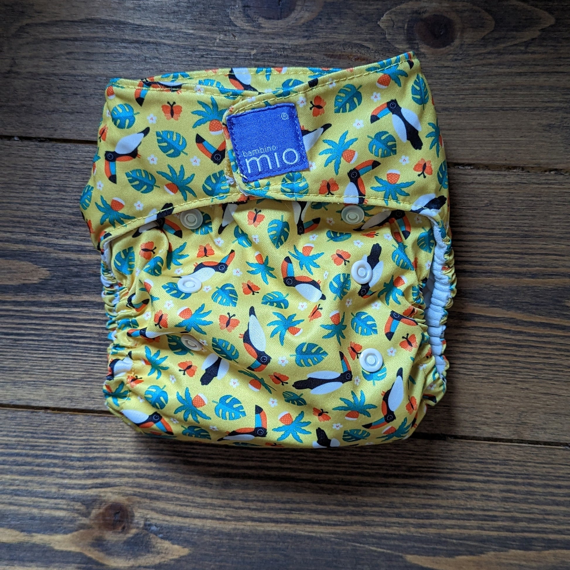 Bambino Mio Solo All in One Nappy-All In One Nappy-Bambio Mio-Toucan Yellow-The Nappy Market