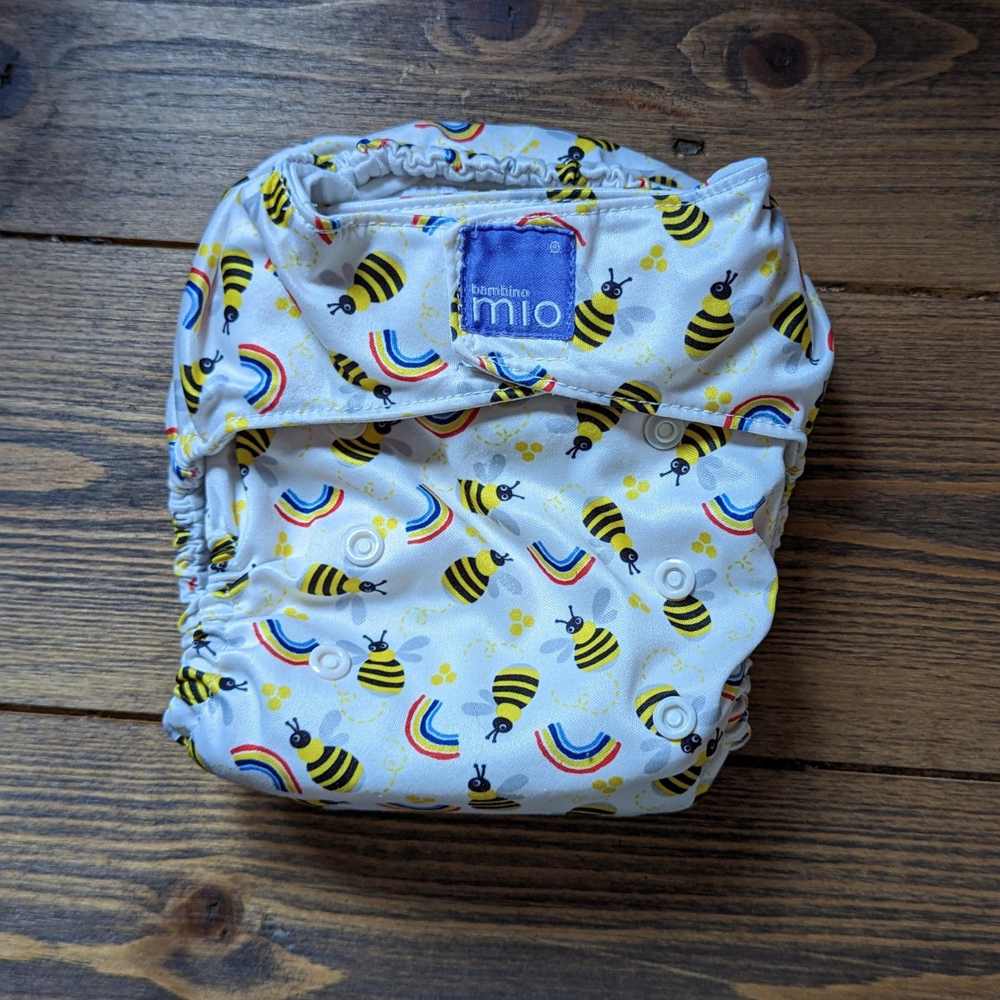 Bambino Mio Solo All in One Nappy-All In One Nappy-Bambio Mio-Bees-The Nappy Market