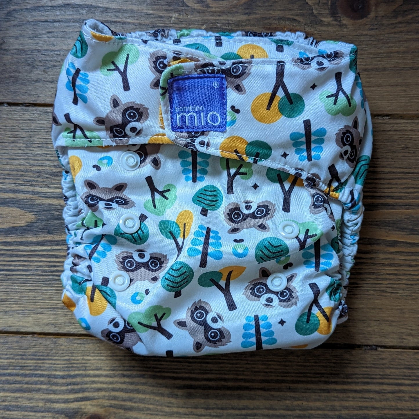 Bambino Mio Solo All in One Nappy-All In One Nappy-Bambio Mio-Raccoon-The Nappy Market