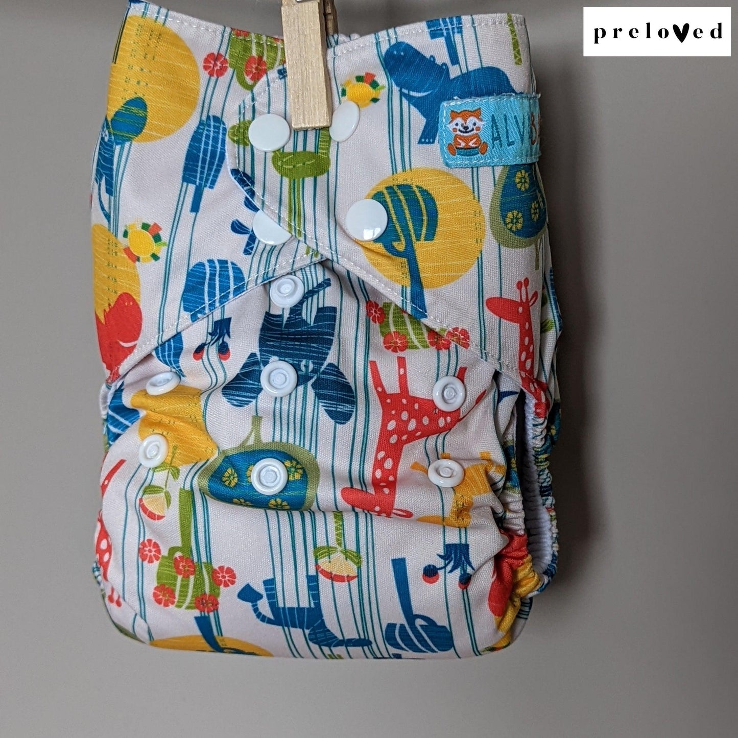 Alva Baby Pocket Nappies-Pocket Nappy-Alva Baby-Animals-The Nappy Market