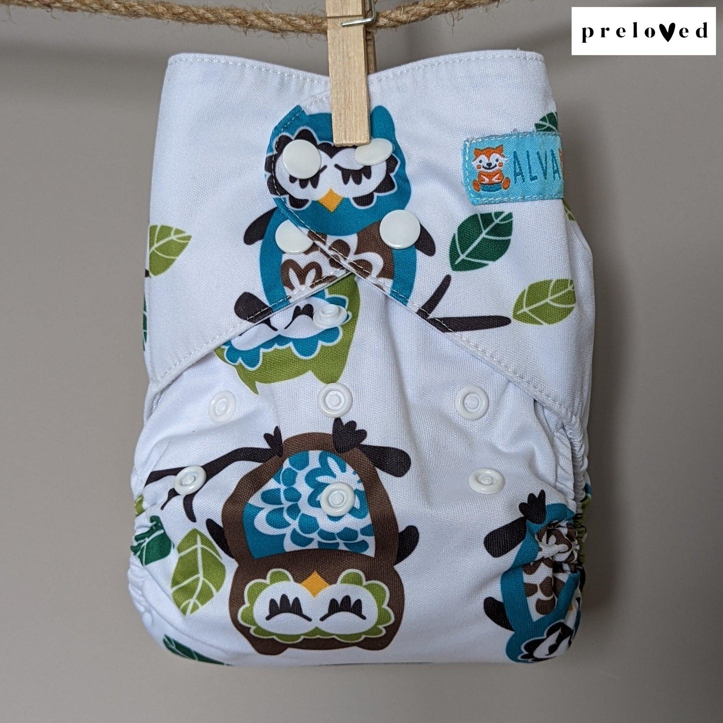 Alva Baby Pocket Nappies-Pocket Nappy-Alva Baby-Owls-The Nappy Market