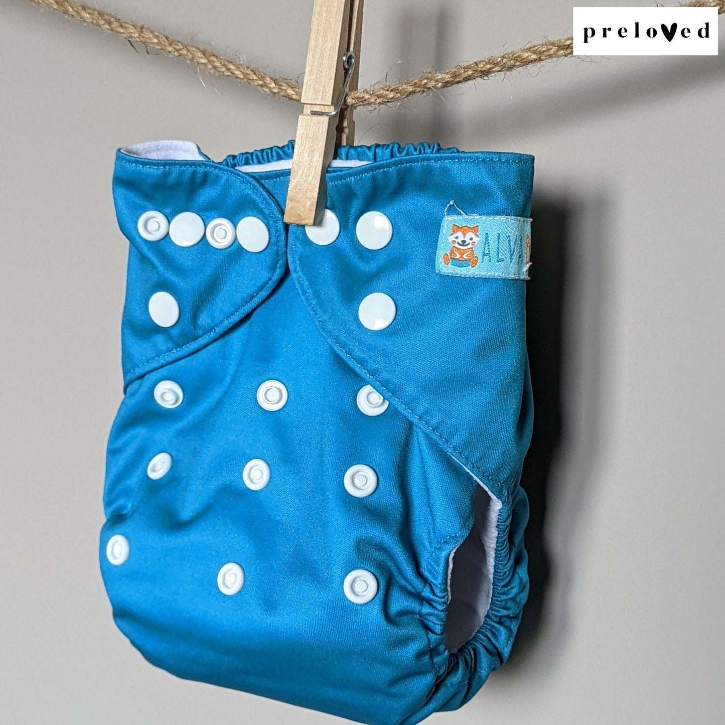 Alva Baby Pocket Nappies-Pocket Nappy-Alva Baby-Turquoise-The Nappy Market