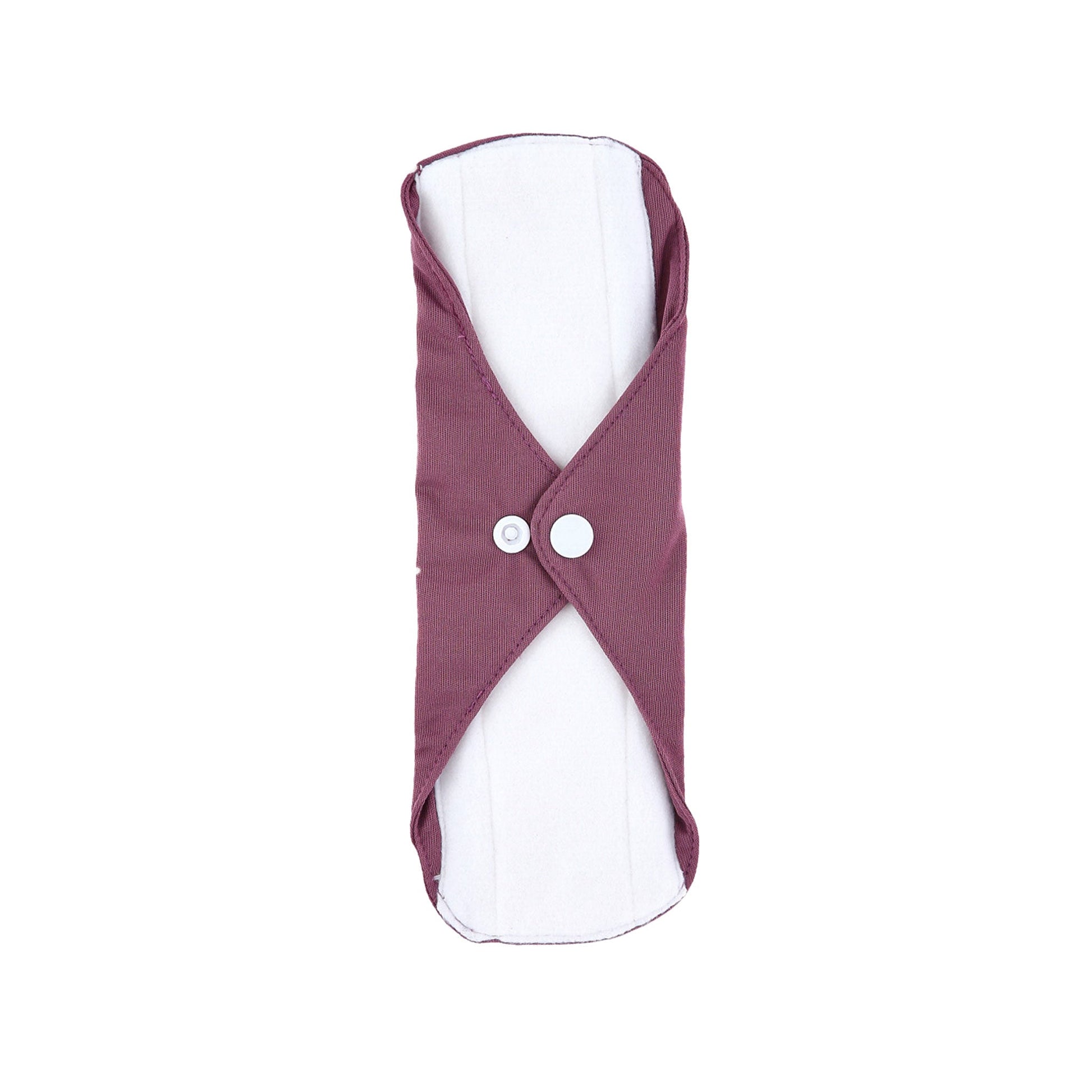 Little Lamb Cloth Sanitary Day Pad Aubergine-Cloth Sanitary Pads-Little Lamb-Single-The Nappy Market