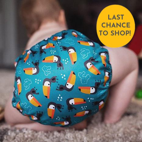 Baba + Boo One Size Pocket Nappy-Pocket Nappy-Baba & Boo-Acorns-The Nappy Market