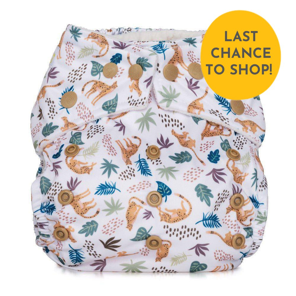 Baba + Boo One Size Pocket Nappy-Pocket Nappy-Baba & Boo-Cheetahs-The Nappy Market