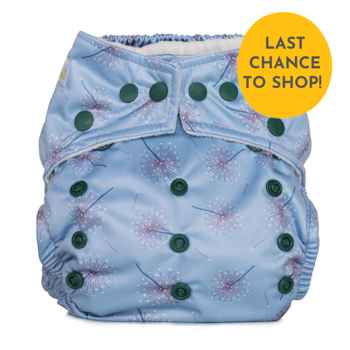Baba + Boo One Size Pocket Nappy-Pocket Nappy-Baba & Boo-Dandelion-The Nappy Market