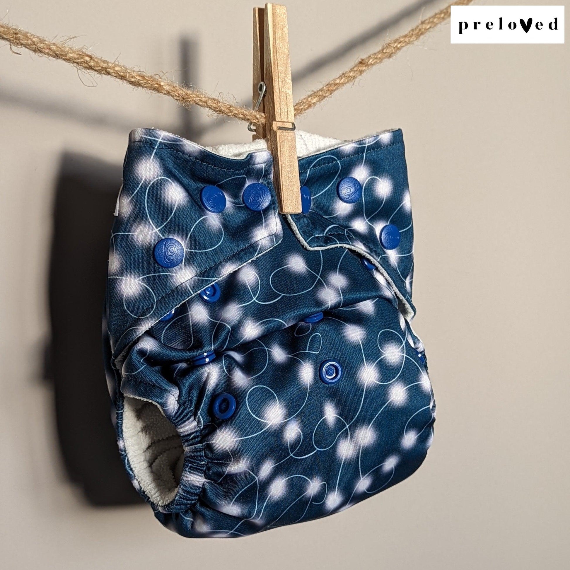 Baba & Boo Pocket Nappies (multiple patterns)-Pocket Nappy-Baba & Boo-Fairy Lights-The Nappy Market
