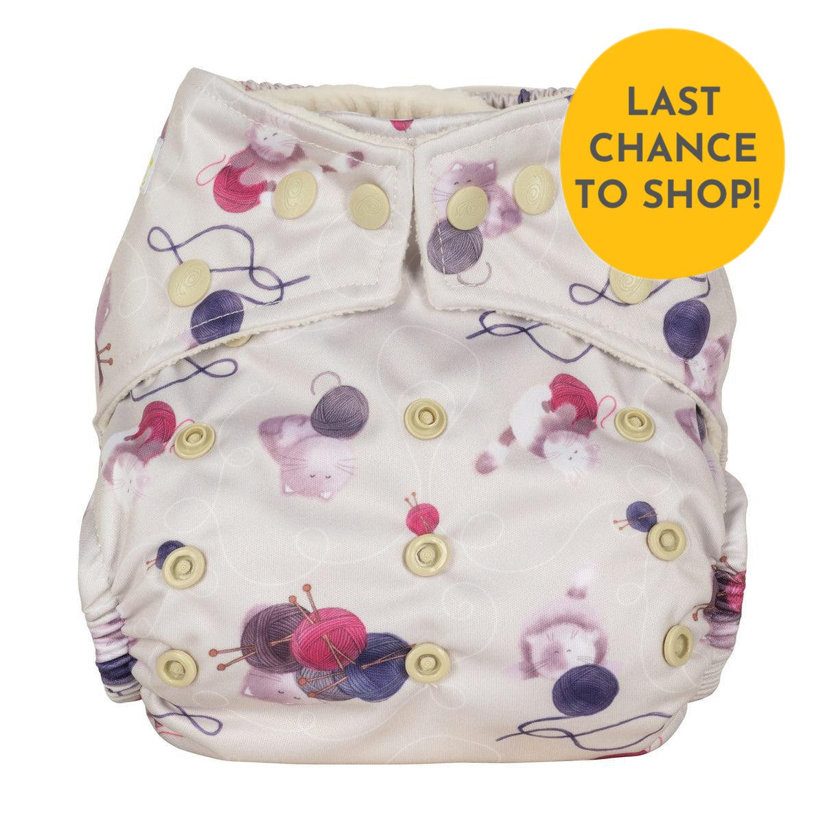 Baba + Boo One Size Pocket Nappy-Pocket Nappy-Baba & Boo-Knitting-The Nappy Market