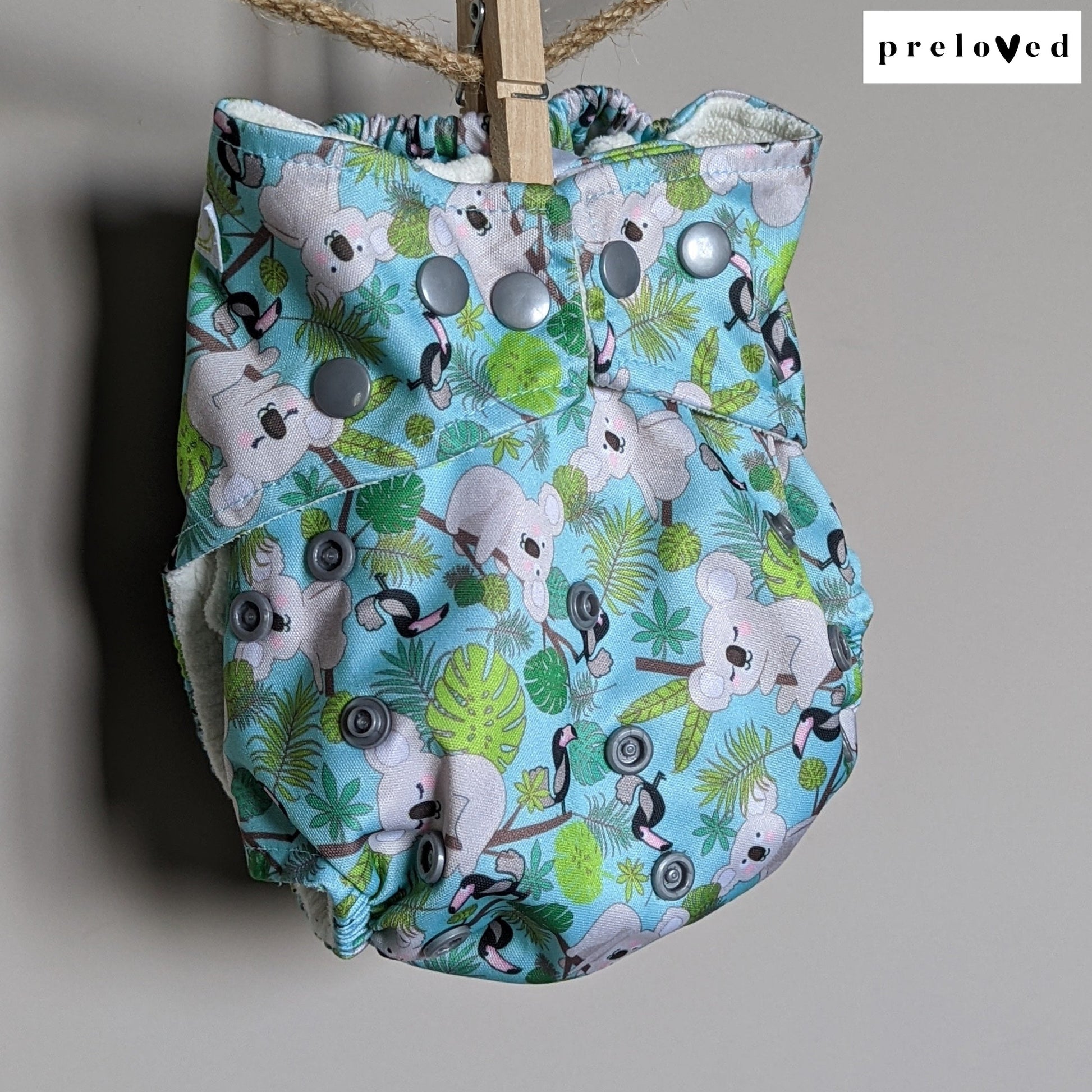Baba & Boo Pocket Nappies (multiple patterns)-Pocket Nappy-Baba & Boo-Koala-The Nappy Market
