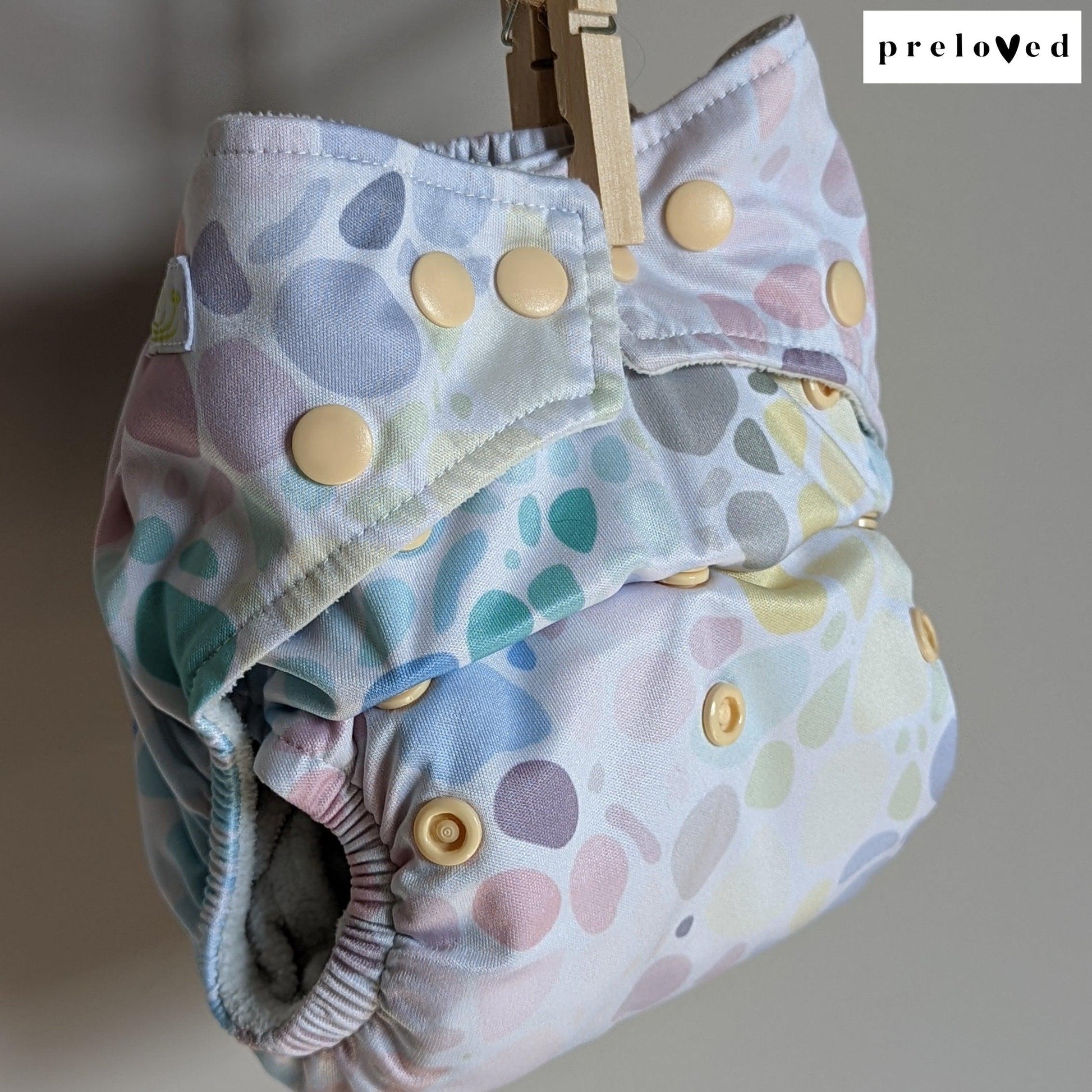 Baba & Boo Pocket Nappies (multiple patterns)-Pocket Nappy-Baba & Boo-Pebbles-The Nappy Market