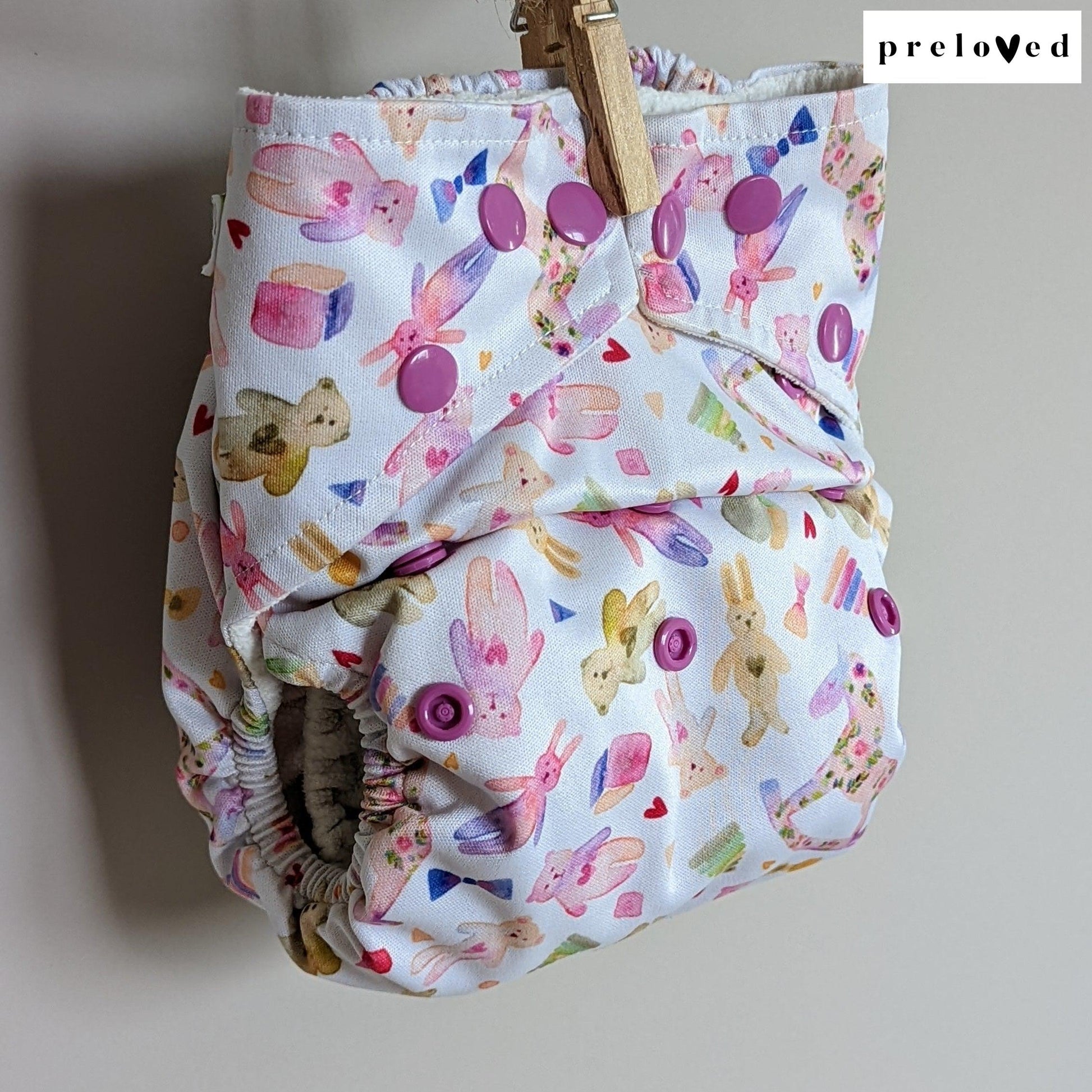 Baba & Boo Pocket Nappies (multiple patterns)-Pocket Nappy-Baba & Boo-Pink Nursery-The Nappy Market