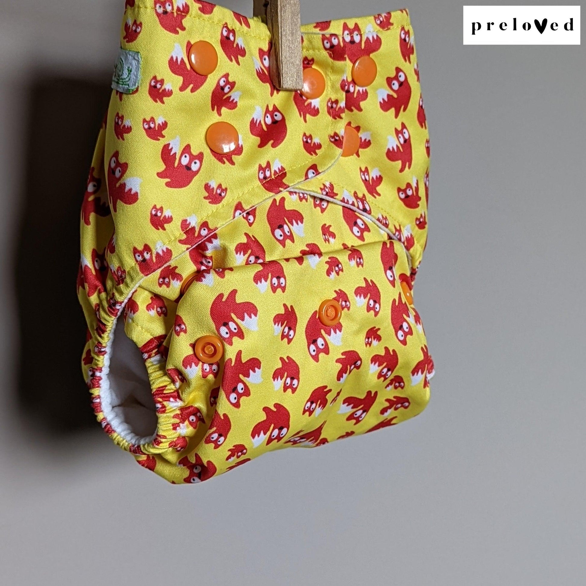 Baba & Boo Pocket Nappies (multiple patterns)-Pocket Nappy-Baba & Boo-Red Fox-The Nappy Market
