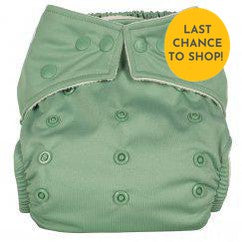 Baba + Boo One Size Pocket Nappy-Pocket Nappy-Baba & Boo-Sage-The Nappy Market