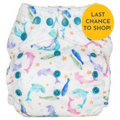 Baba + Boo One Size Pocket Nappy-Pocket Nappy-Baba & Boo-Sealife-The Nappy Market