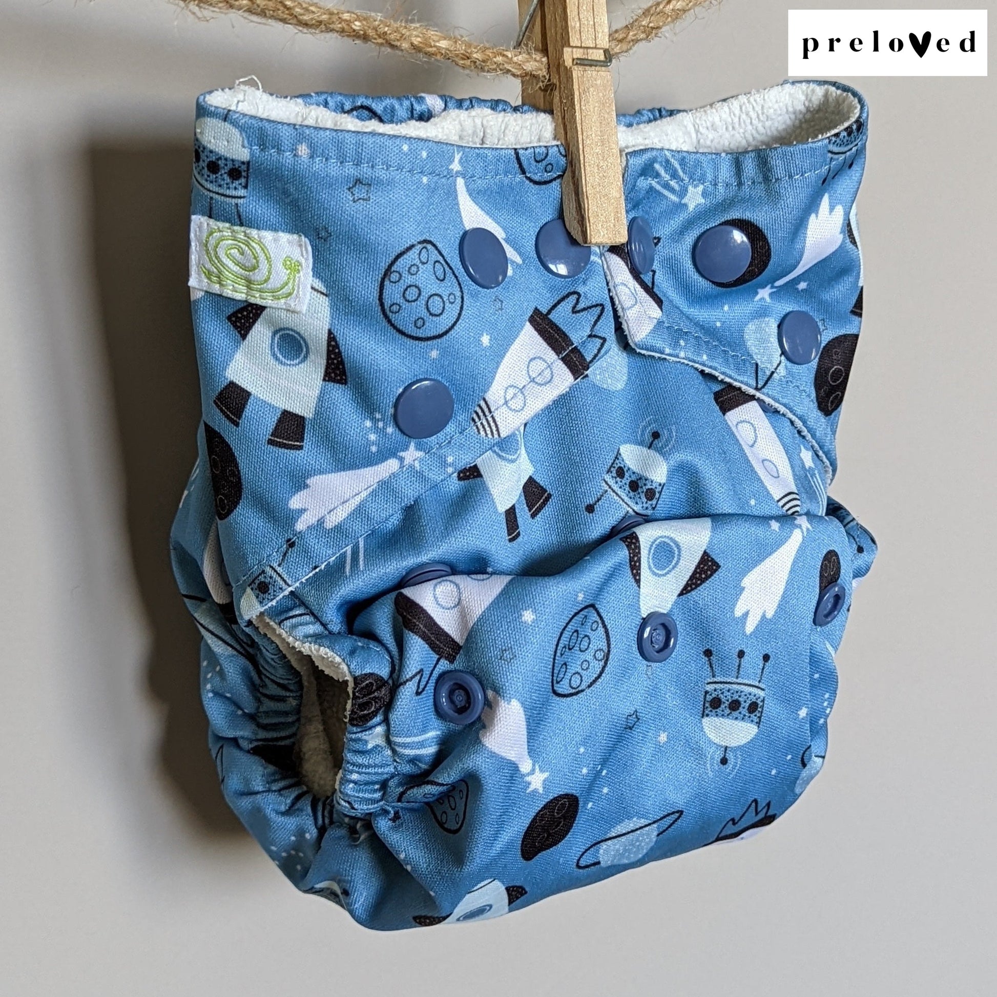 Baba & Boo Pocket Nappies (multiple patterns)-Pocket Nappy-Baba & Boo-Space Exploration-The Nappy Market