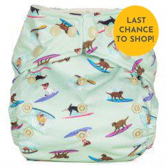 Baba + Boo One Size Pocket Nappy-Pocket Nappy-Baba & Boo-Surfing-The Nappy Market