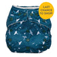 Baba + Boo One Size Pocket Nappy-Pocket Nappy-Baba & Boo-Swallows-The Nappy Market