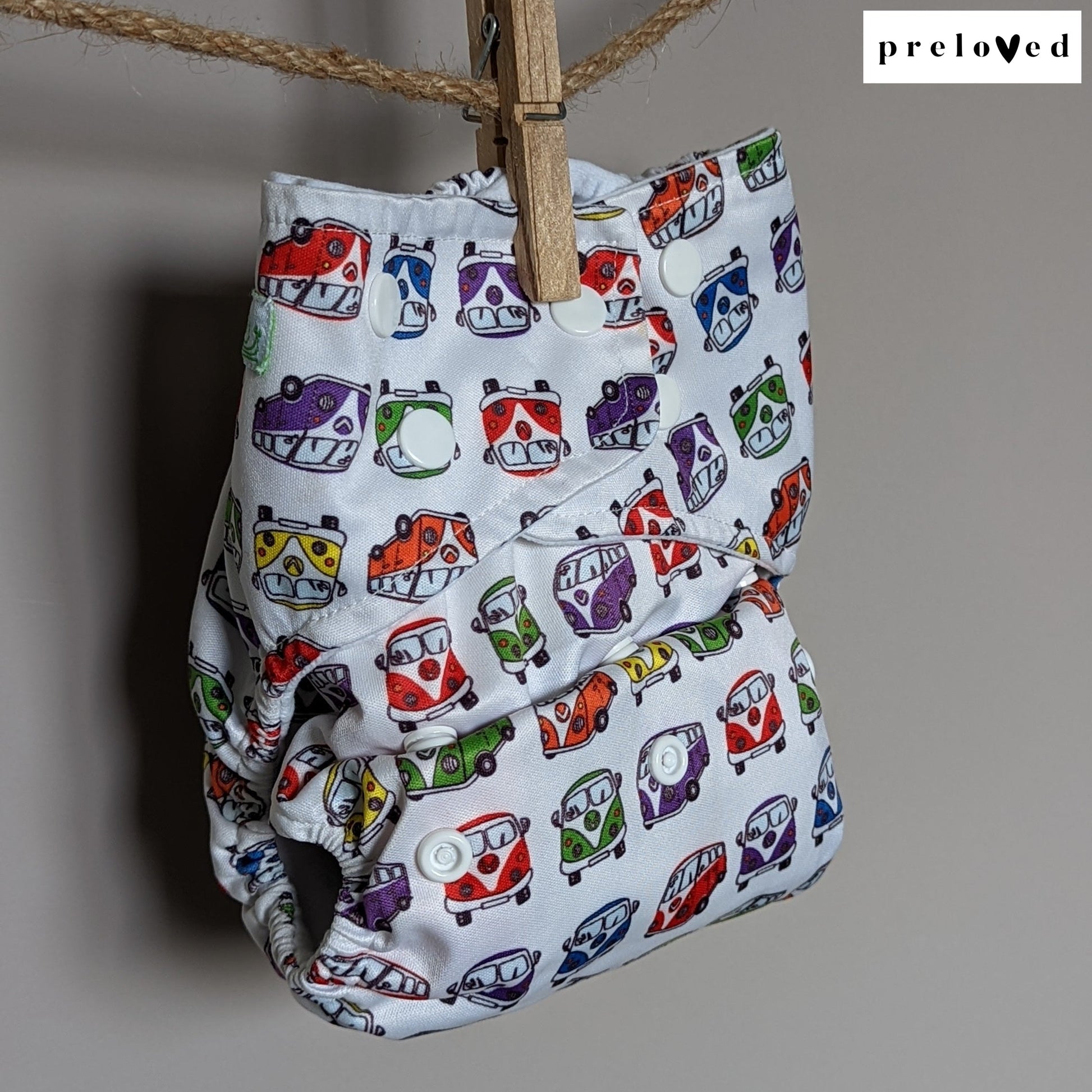 Baba & Boo Pocket Nappies (multiple patterns)-Pocket Nappy-Baba & Boo-Volkswagen-The Nappy Market