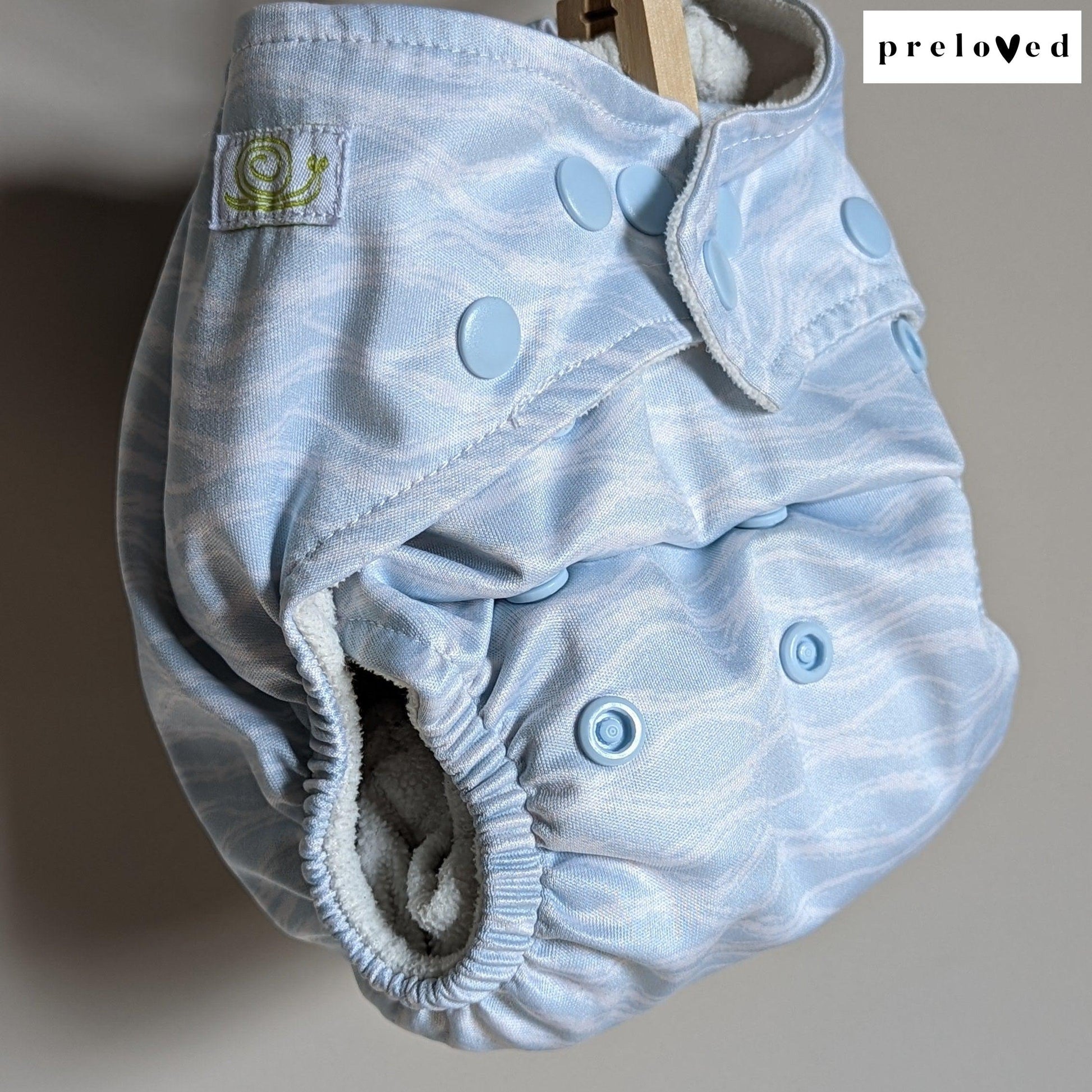 Baba & Boo Pocket Nappies (multiple patterns)-Pocket Nappy-Baba & Boo-Waves-The Nappy Market