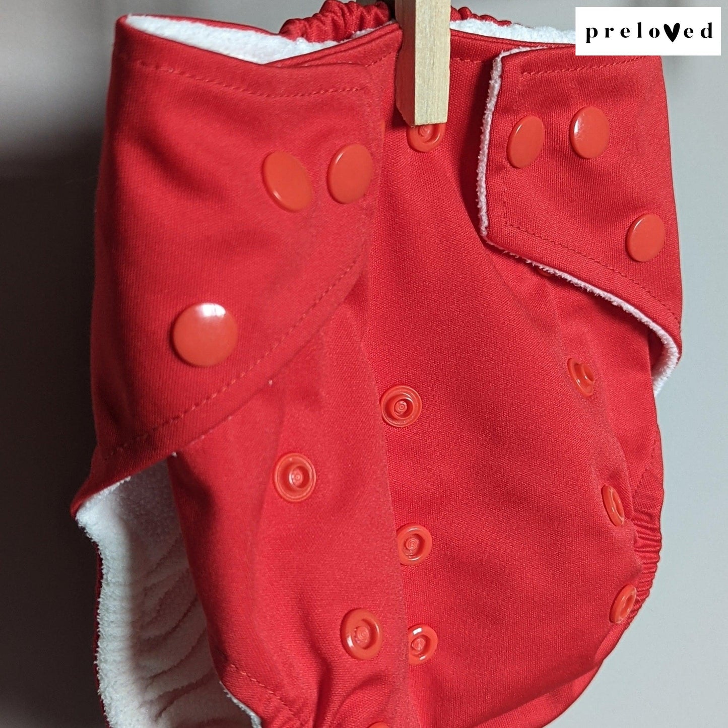 Baba & Boo Pocket Nappies-Pocket Nappy-Baba & Boo-Red-The Nappy Market