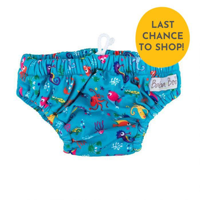 Baba + Boo Reusable Swimming Nappy - Medium-Swim Nappy-Smart Bottoms-Octopus-The Nappy Market