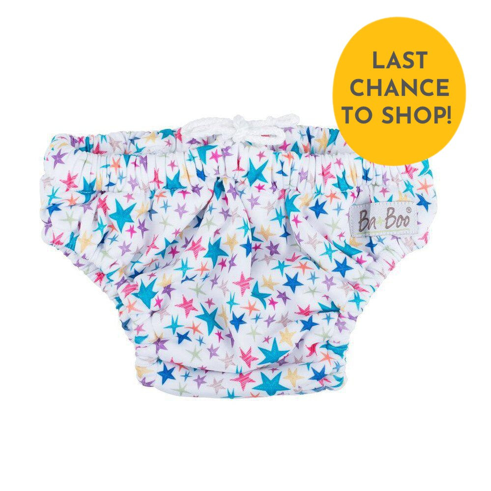 Baba + Boo Reusable Swimming Nappy - Medium-Swim Nappy-Smart Bottoms-Stars-The Nappy Market