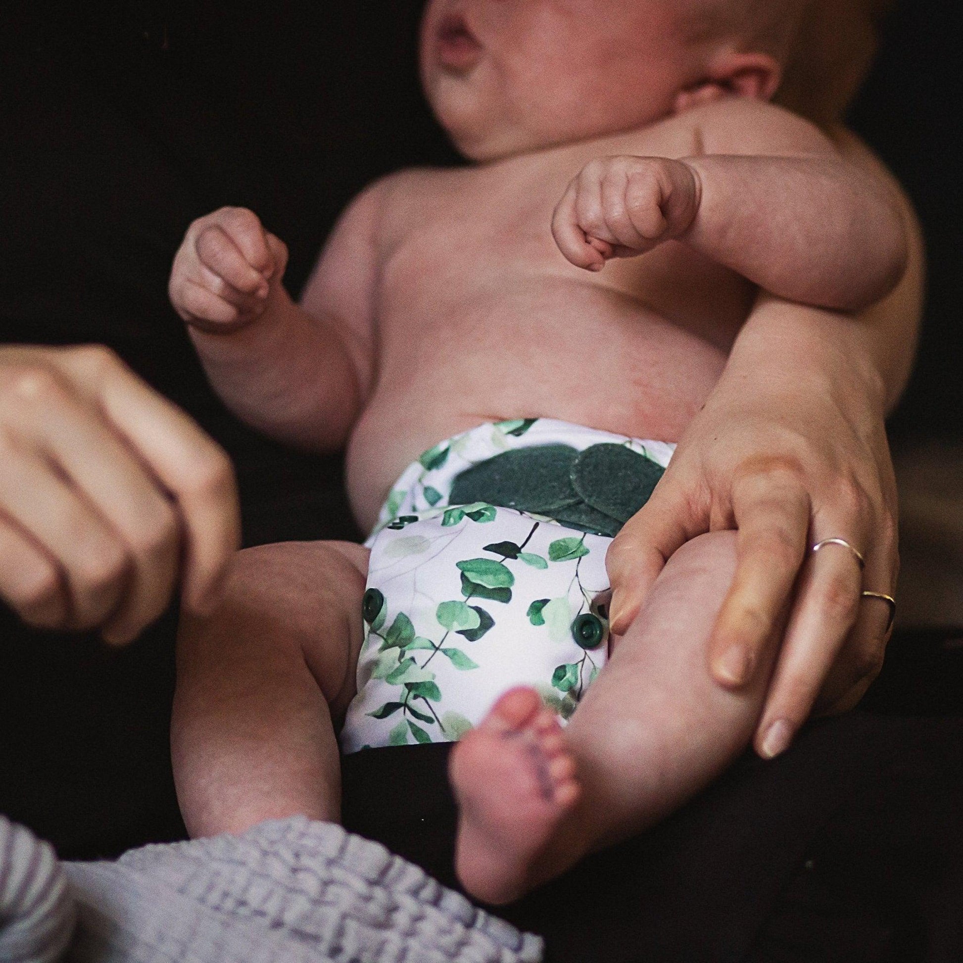 Baba+Boo Newborn Pocket Nappy-Pocket Nappy-Baba & Boo-Acorn-The Nappy Market