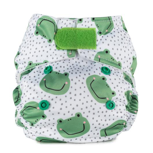 Baba+Boo Newborn Pocket Nappy-Pocket Nappy-Baba & Boo-Frogs-The Nappy Market