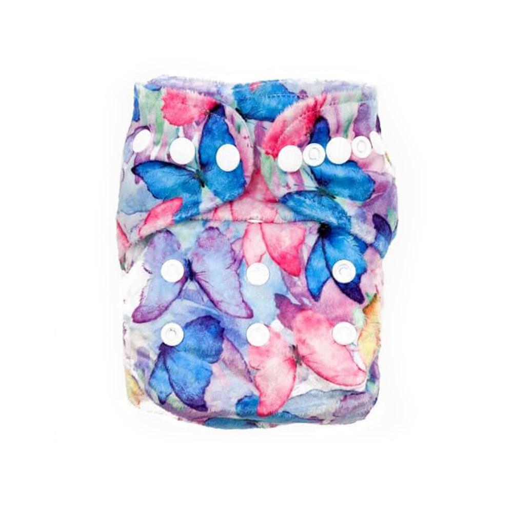 Babybare-The Nappy Market-Butterfly Garden (Minky)-The Nappy Market