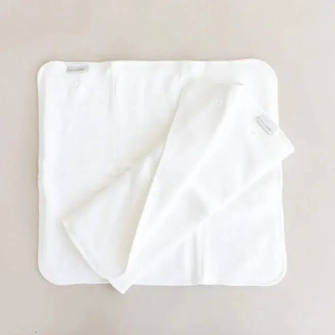 Bare & Boho Bamboo Bamboo Cotton Trifold Insert-Inserts-Bare & Boho-Small (1-5kg)-The Nappy Market