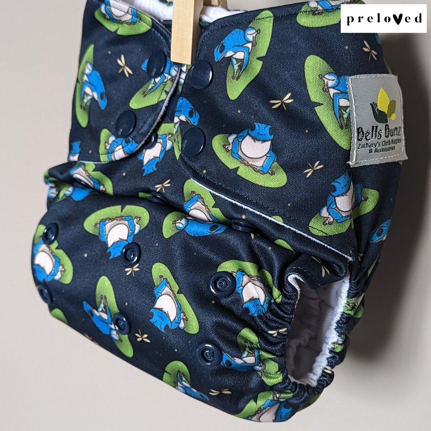 Bells Bumz Junior Pocket Nappy-Pocket Nappy-Bells Bumz-Froggy Bottom-The Nappy Market