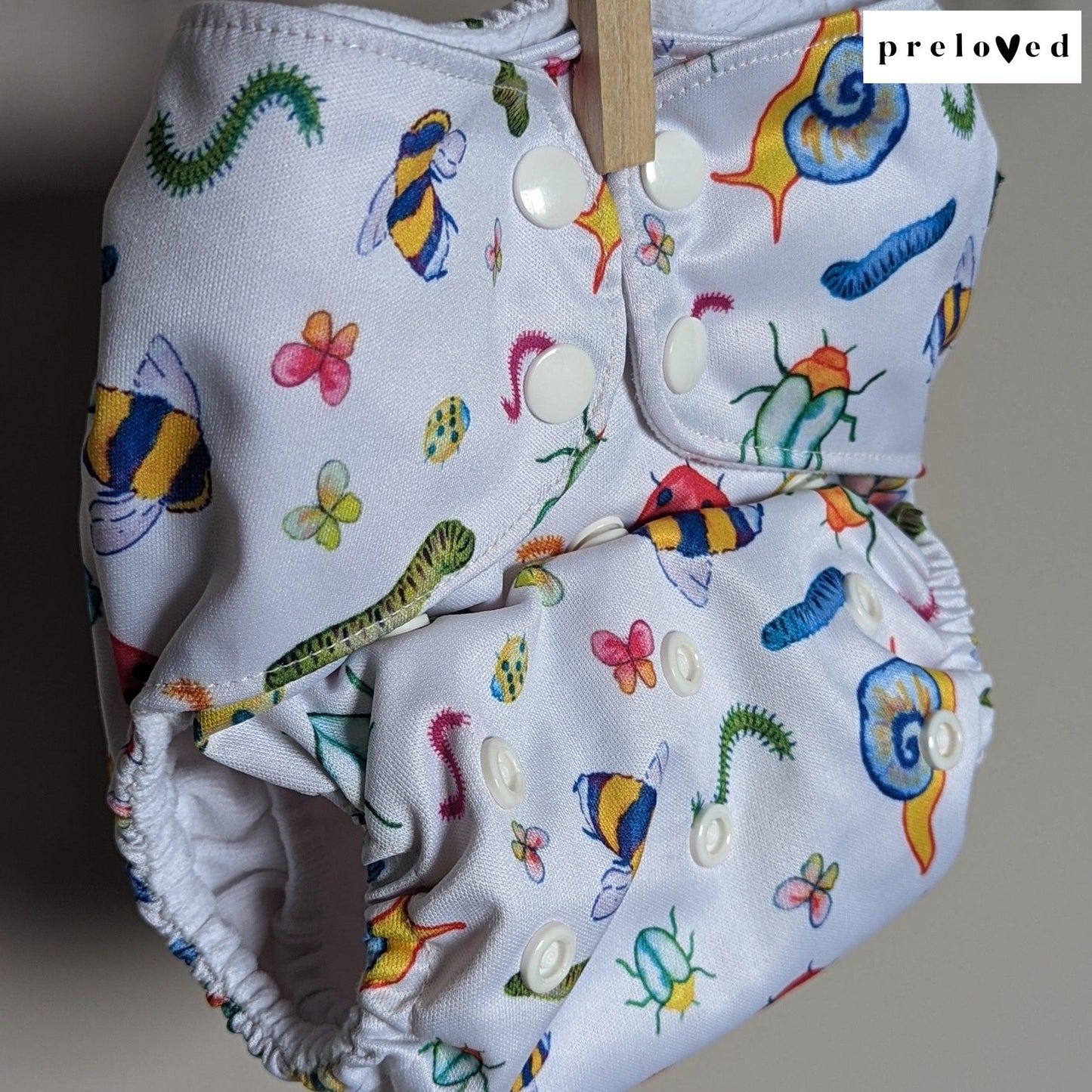 Bells Bumz Junior Pocket Nappy-Pocket Nappy-Bells Bumz-Garden Party-The Nappy Market