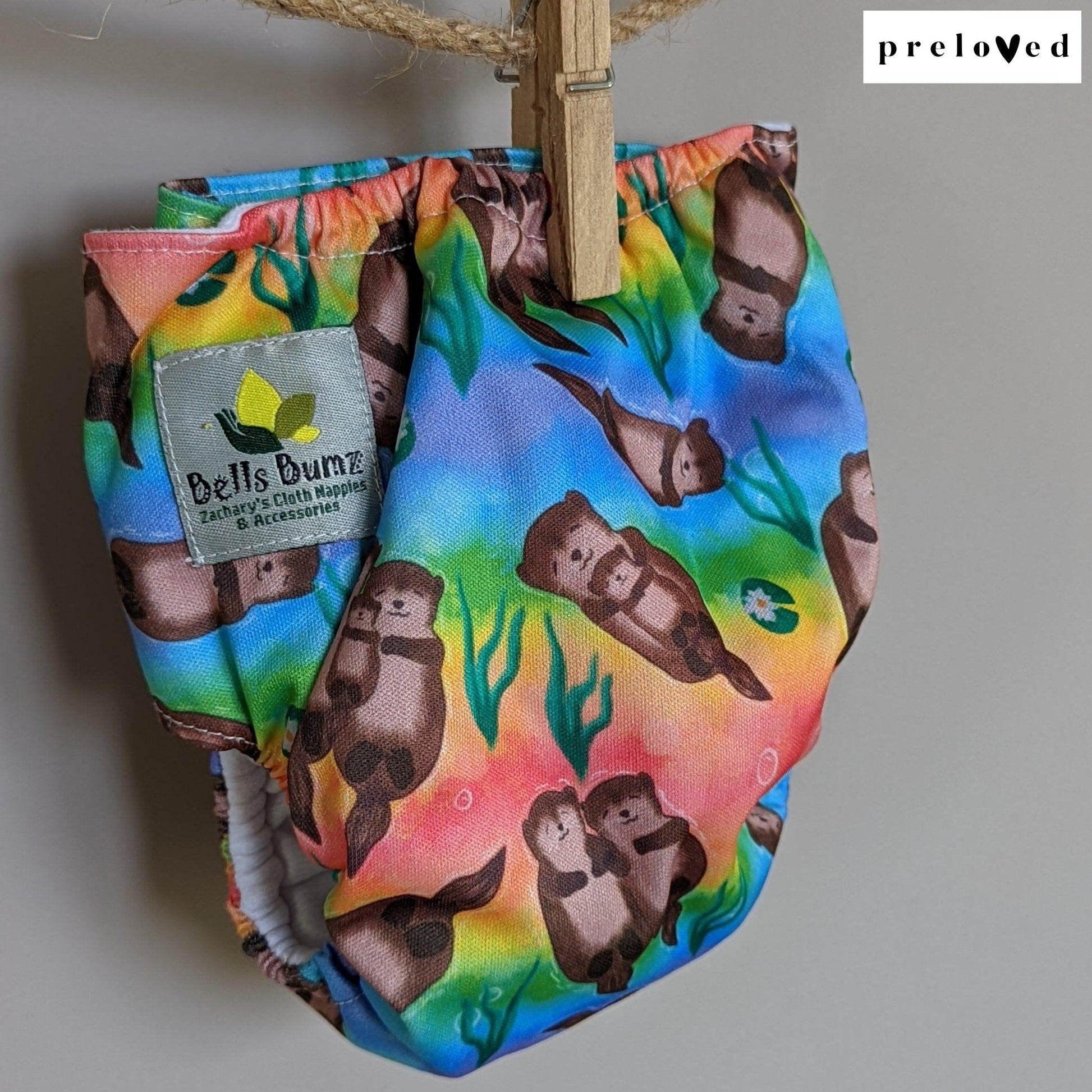 Bells Bumz Size 1 pocket nappies-Pocket Nappy-Bells Bumz-Otterly Adorable-The Nappy Market