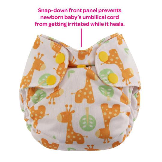 Blueberry Newborn Simplex Organic All in One Nappy-All in One Nappy-Blueberry-Ambrosia-The Nappy Market