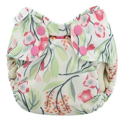 Blueberry Newborn Simplex Organic All in One Nappy-All in One Nappy-Blueberry-Bouquet-The Nappy Market