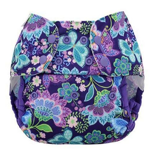 Blueberry One Size Capri Wrap-Wrap-Blueberry-Butterfly Garden-The Nappy Market