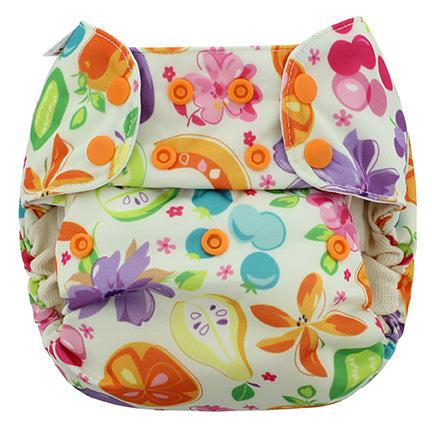 Blueberry Simplex Organic All in One Nappy-All in One Nappy-Blueberry-Ambrosia-The Nappy Market