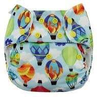 Blueberry Simplex Organic Cotton All in One Nappy-All In One Nappy-Blueberry-Balloons-The Nappy Market