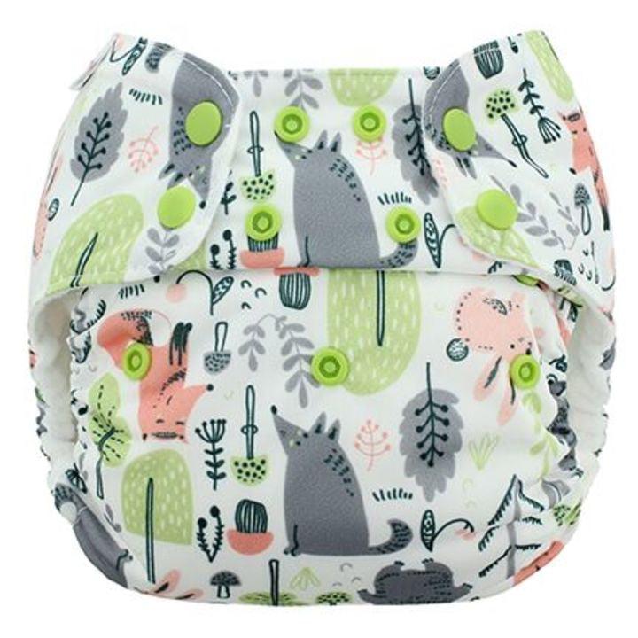 Blueberry Simplex Organic Cotton All in One Nappy-All In One Nappy-Blueberry-Huggable-The Nappy Market