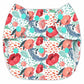 Blueberry Simplex Organic Cotton All in One Nappy-All In One Nappy-Blueberry-Poppy Fields-The Nappy Market