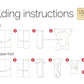 Button Diapers Cotton / Bamboo Prefolds - 6 Pack-Flat Nappy-Buttons-The Nappy Market