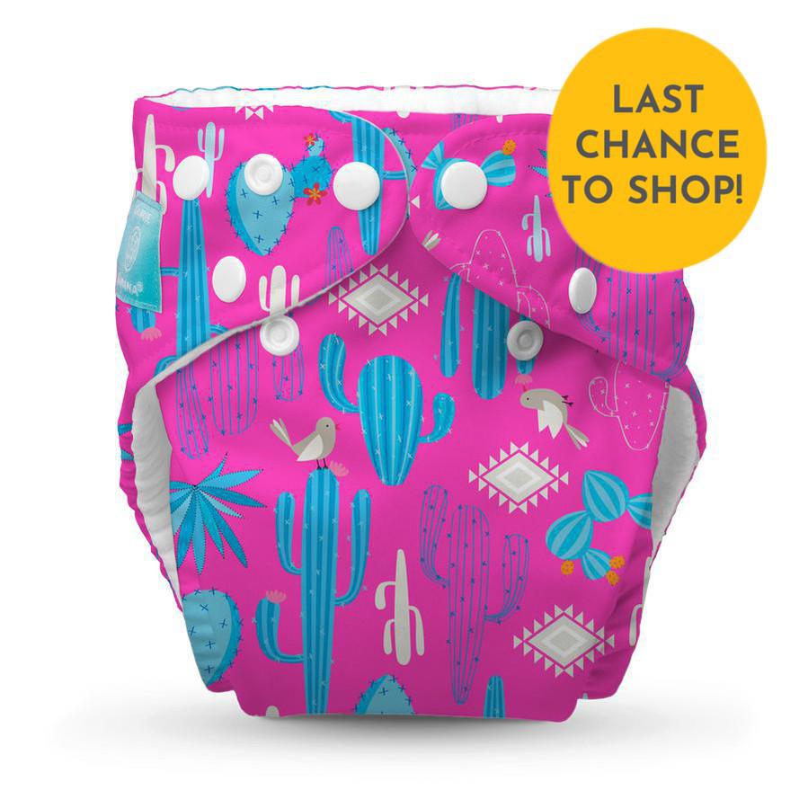 Charlie Banana - One Size Pocket Cloth Nappy hybrid-Pocket Nappy-Charlie Banana-Cactus Rose-The Nappy Market
