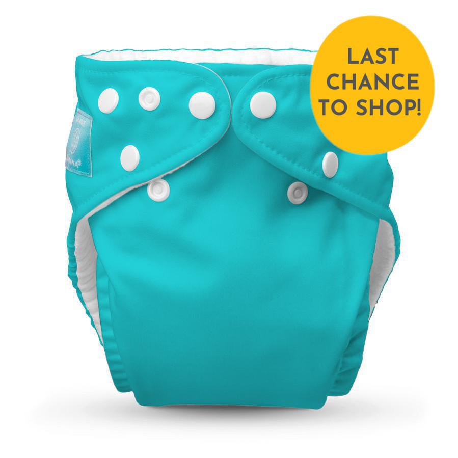 Charlie Banana - One Size Pocket Cloth Nappy hybrid-Pocket Nappy-Charlie Banana-Fluorescent Turquoise-The Nappy Market