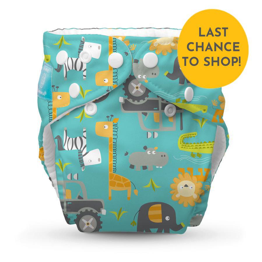 Charlie Banana - One Size Pocket Cloth Nappy hybrid-Pocket Nappy-Charlie Banana-Gone Safari-The Nappy Market