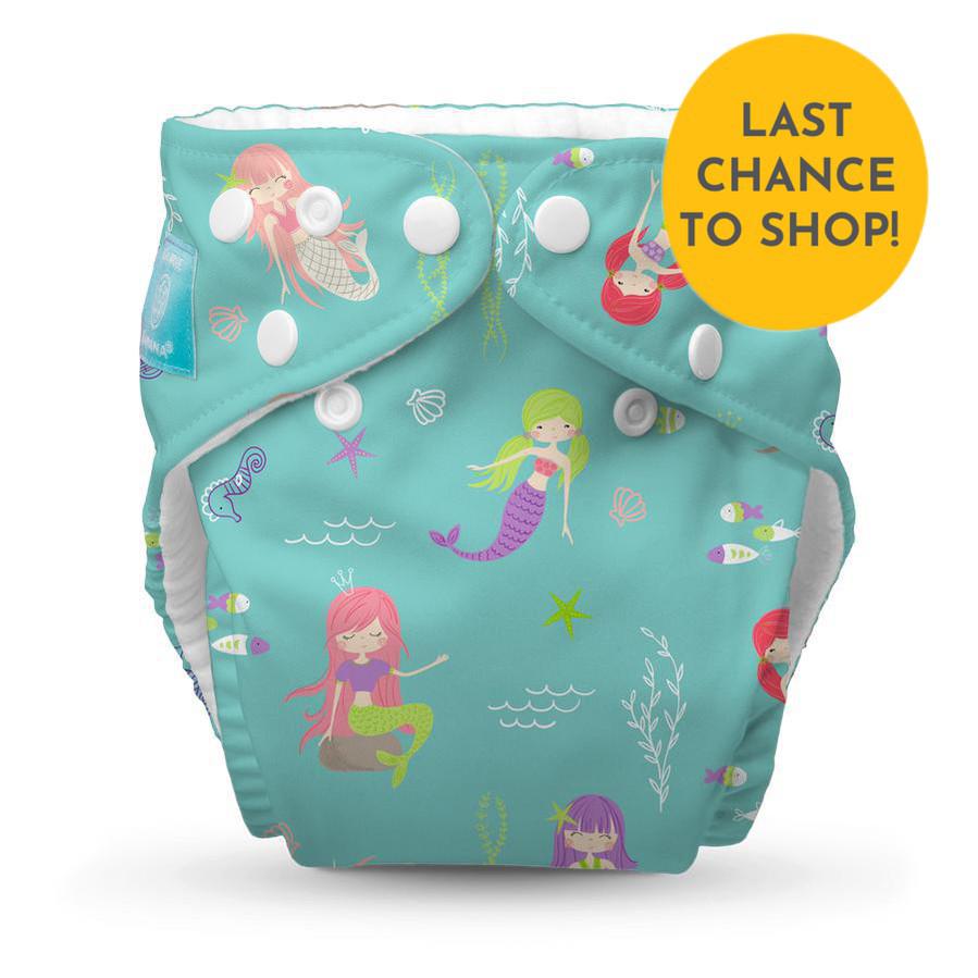 Charlie Banana - One Size Pocket Cloth Nappy hybrid-Pocket Nappy-Charlie Banana-Mermaid Jade-The Nappy Market